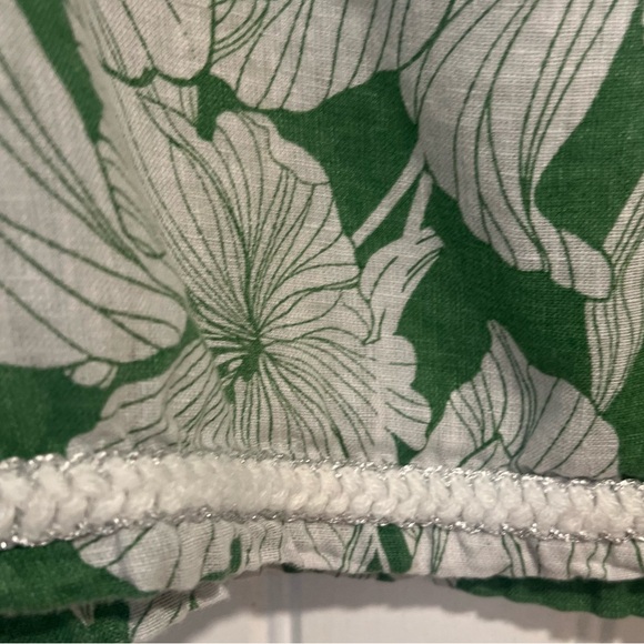 Tahari 100% Linen Garment in Vibrant Green and White. Size XL. - Picture 8 of 10